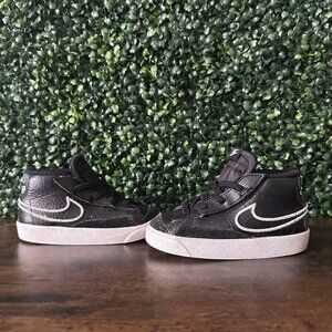 Nike Blazer Mid '77 SE TD 'Black Light Smoke Grey' Kids Size 8C DJ0268-001